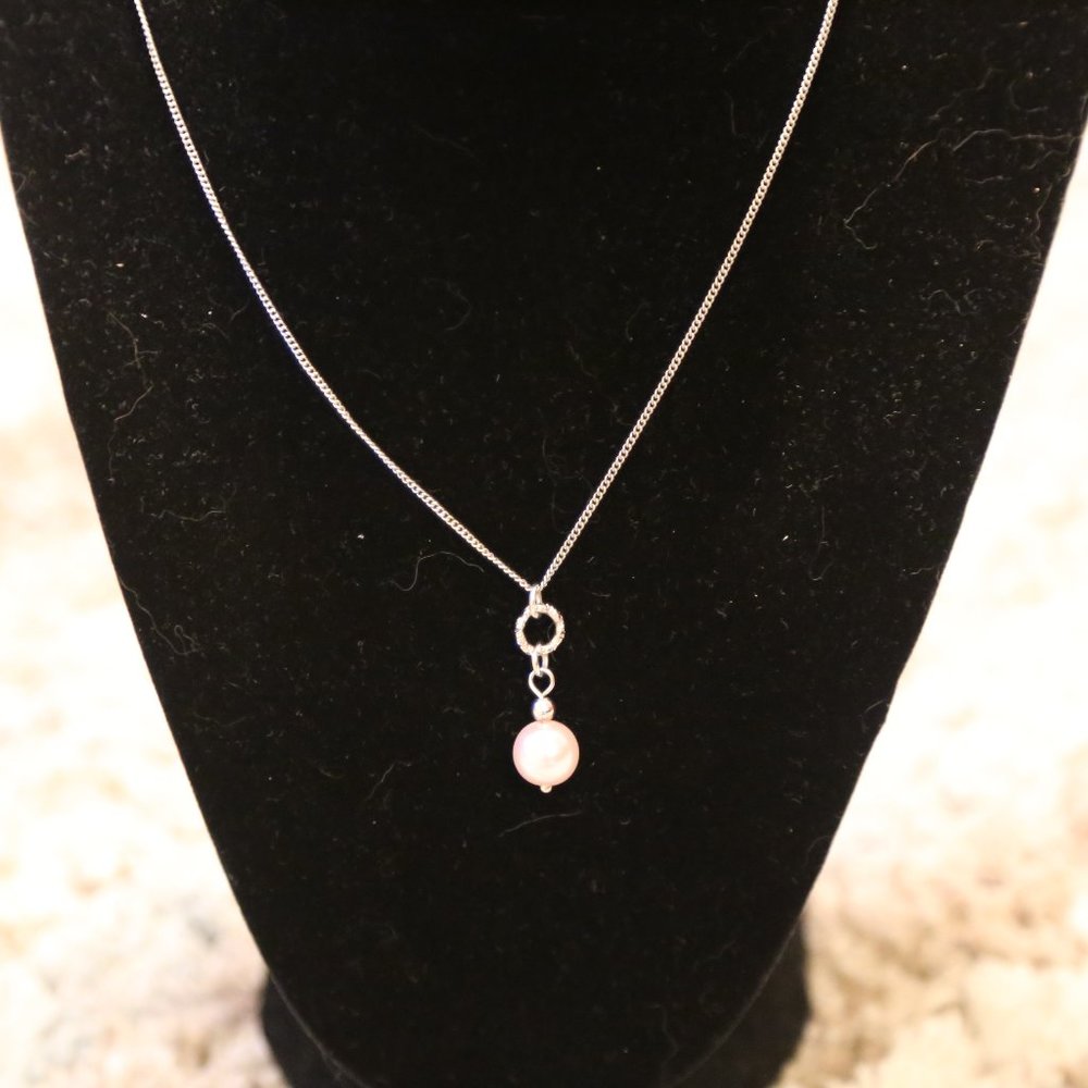 Pink Pearl Necklace